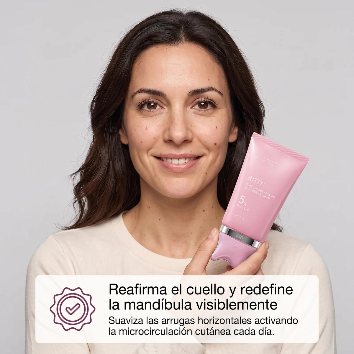 Crema Reafirmante de Cuello y Mandíbula con Cabezal Gua Sha — 7