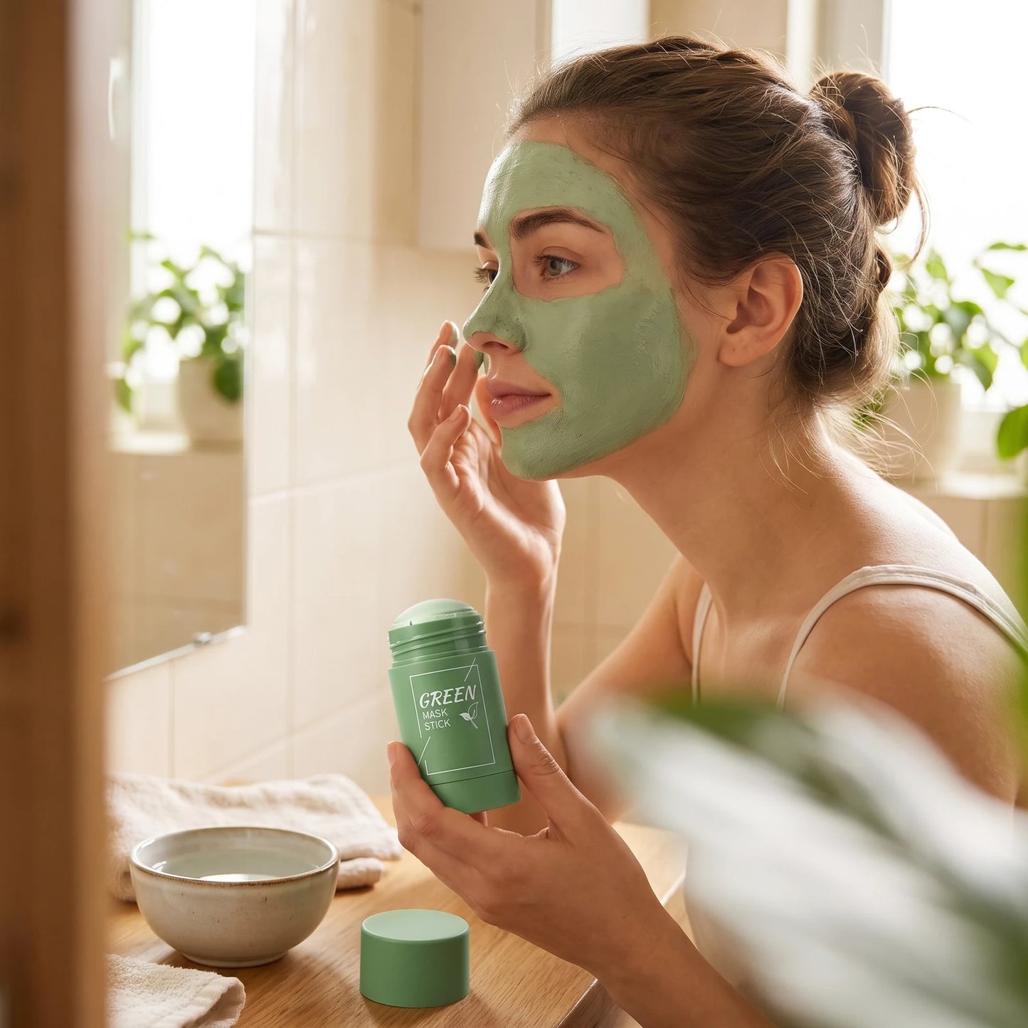 Botanical Clarifying Green Tea Mask Stick, benefits