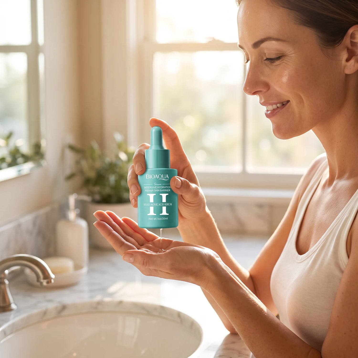Sérum Hydratant Intense à l'Acide Hyaluronique, style de vie 1