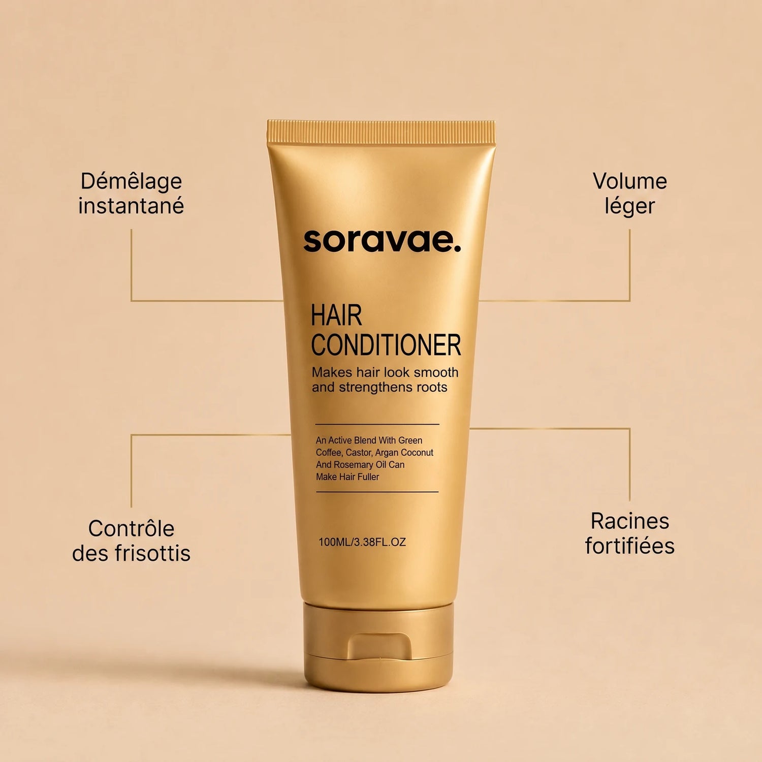 Après-Shampooing Botanique Fortifiant au Café Vert & Romarin — results