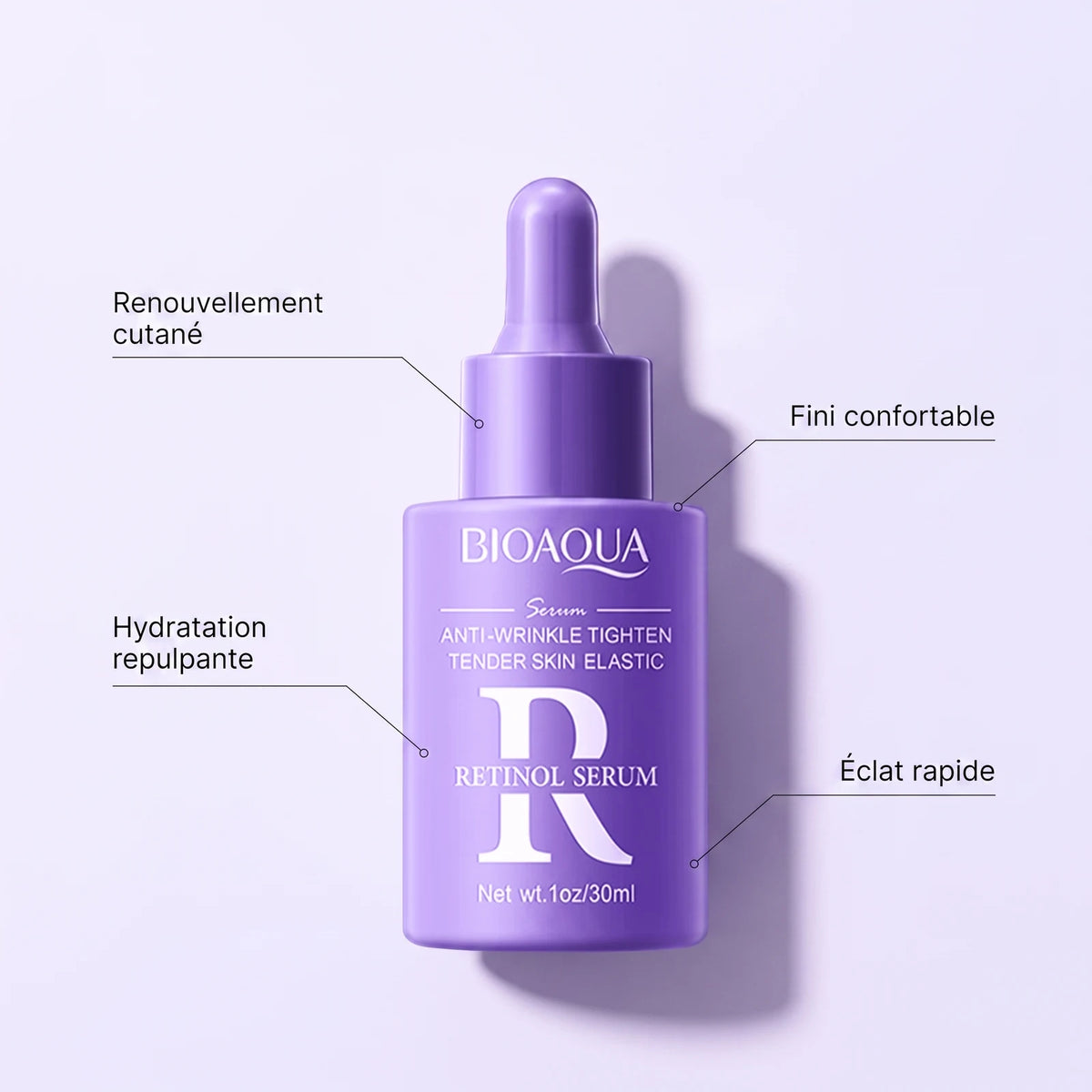 Sérum Rétinol Anti-Âge Lissant, résultats