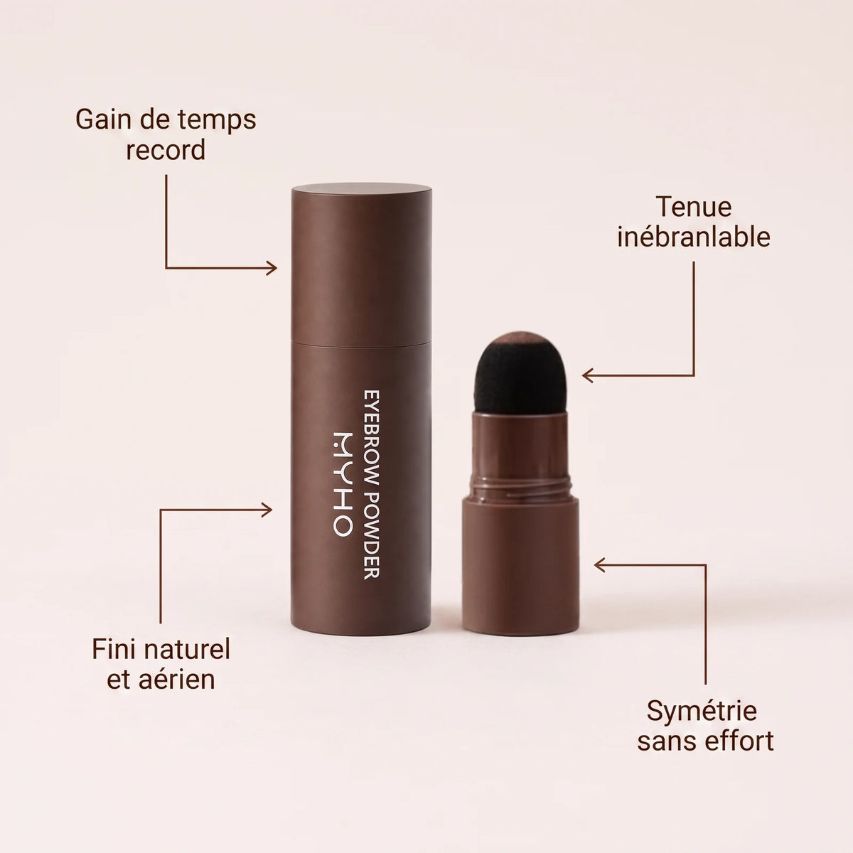 Poudre à Sourcils Imperméable Haze, résultats