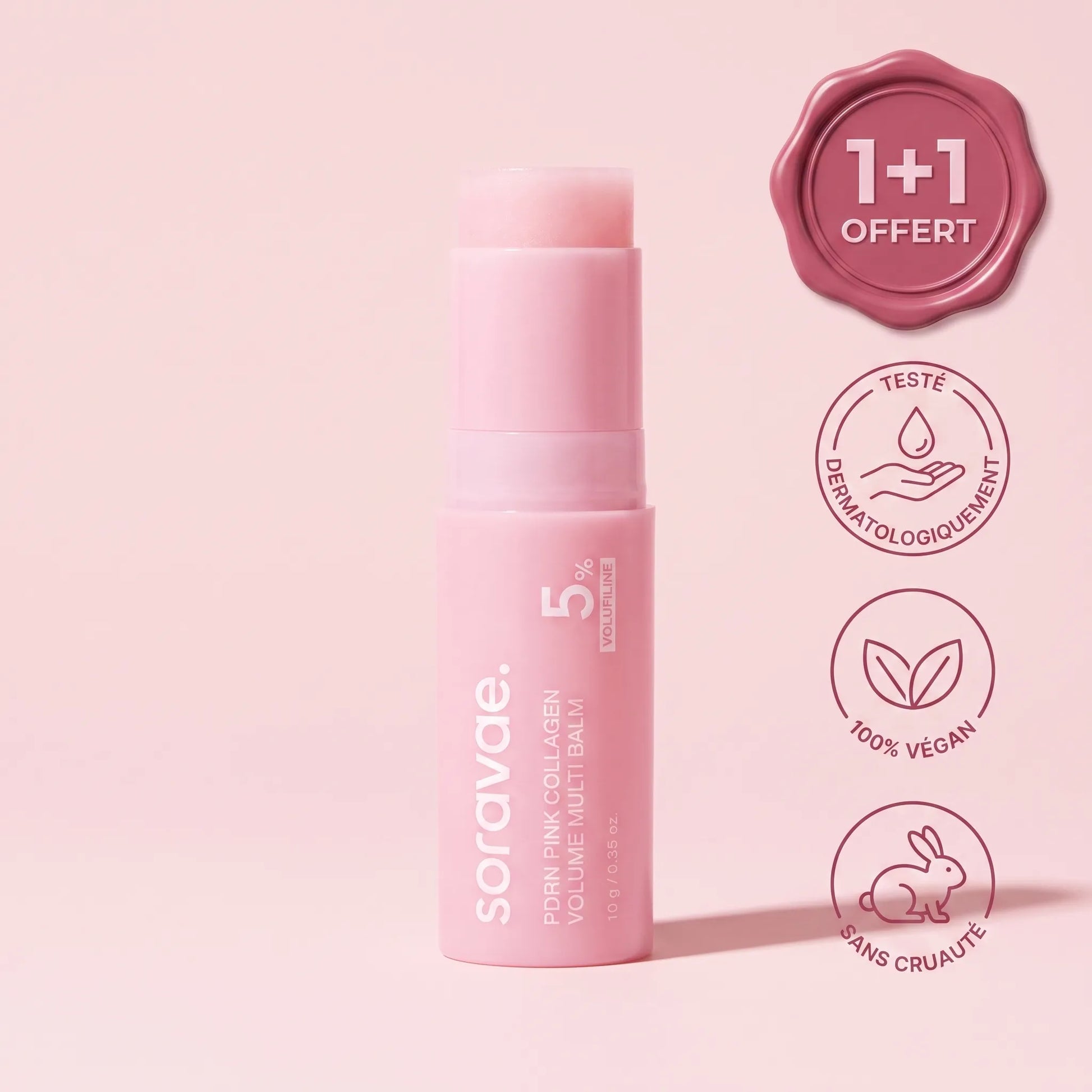 Soravae | Stick Soin Anti-Âge Repulpant au Bio-Collagène