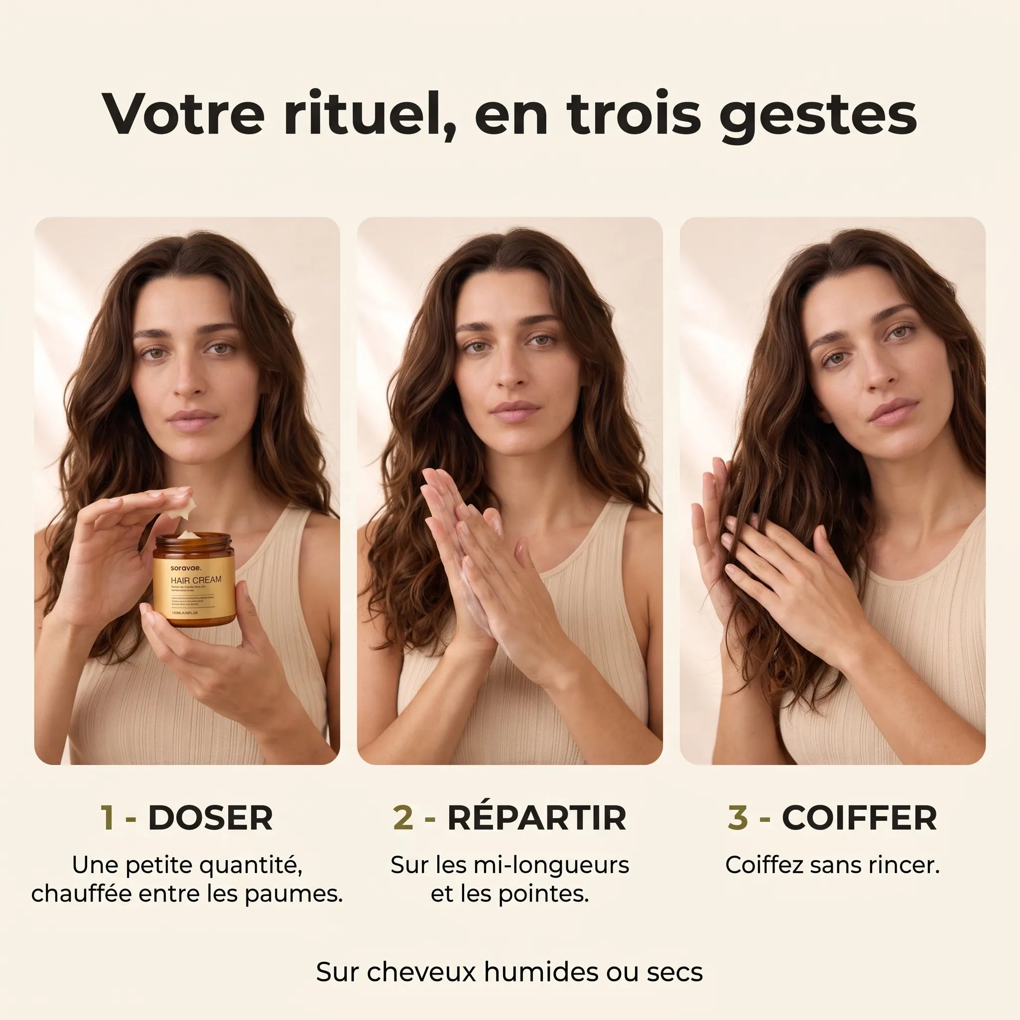 Soravae Nourrie | Crème Capillaire Nourrissante