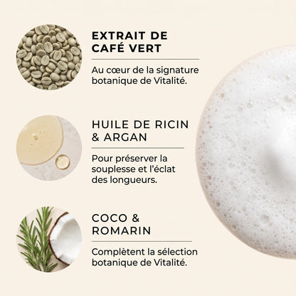 Soravae Vitalité | Shampooing Botanique Fortifiant