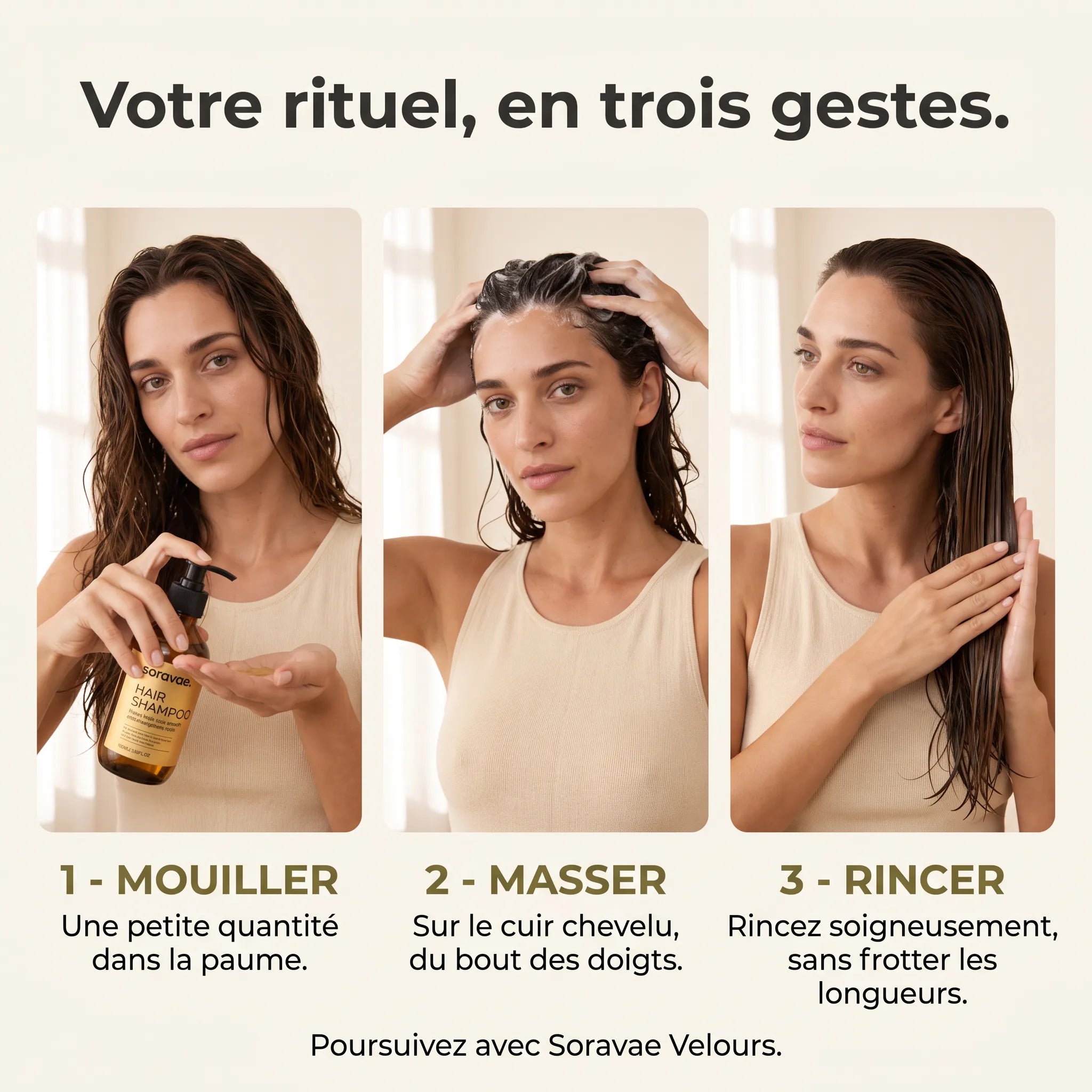 Soravae Vitalité | Shampooing Botanique Fortifiant