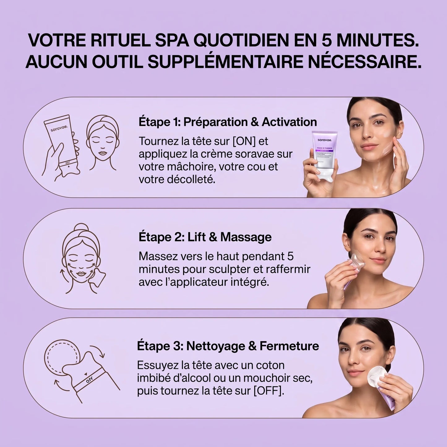 Soravae | Crème Liftante au Collagène et Rétinol avec