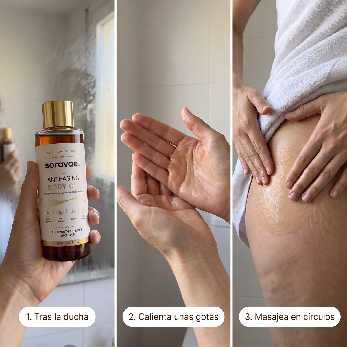 Aceite Corporal Antiedad Soravae
