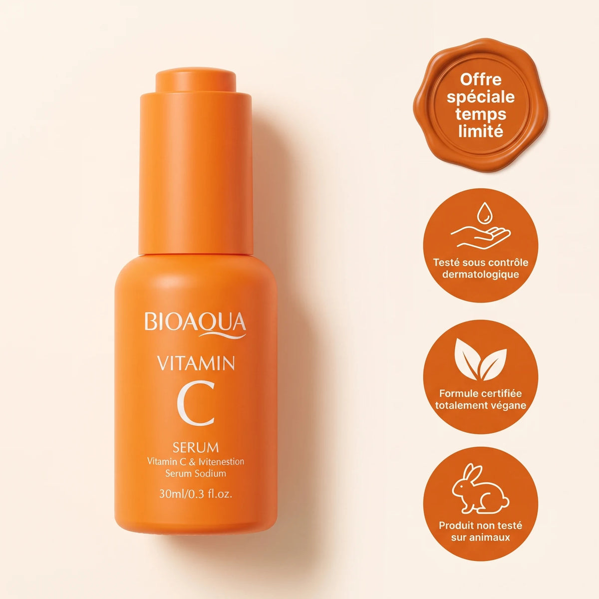 Sérum Éclaircissant et Anti-Âge à la Vitamine C — 1