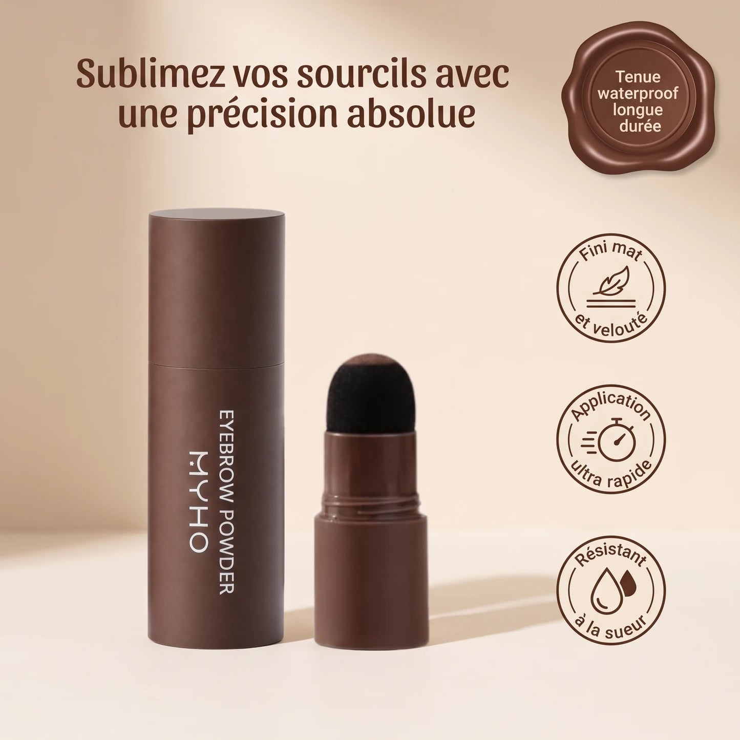 Poudre à Sourcils Imperméable Effet Naturel — 1
