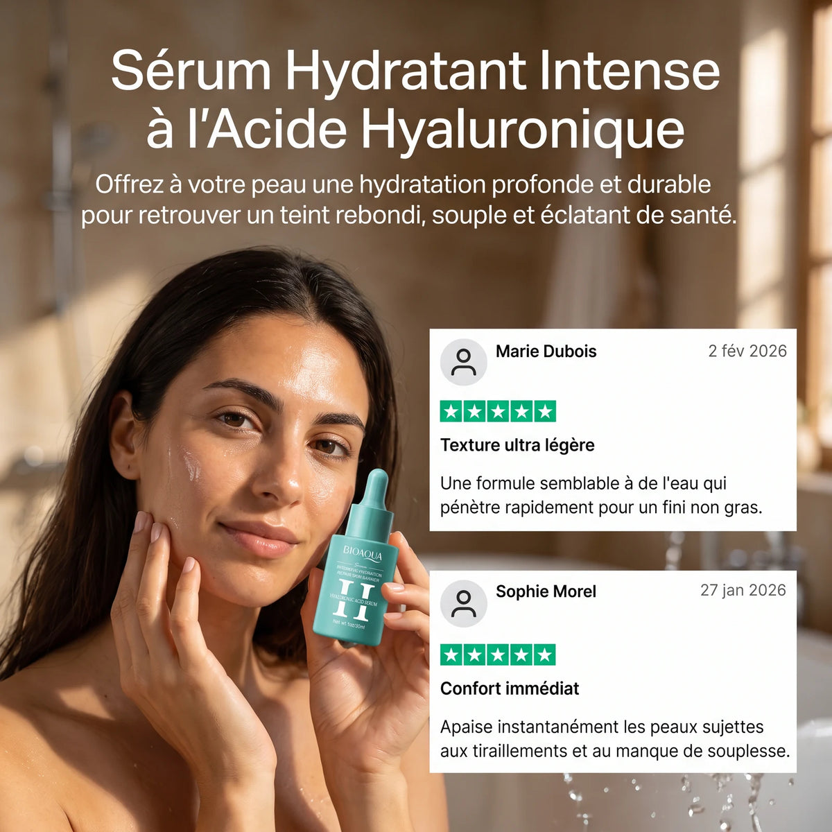 Sérum Hydratant Intense à l'Acide Hyaluronique — 11