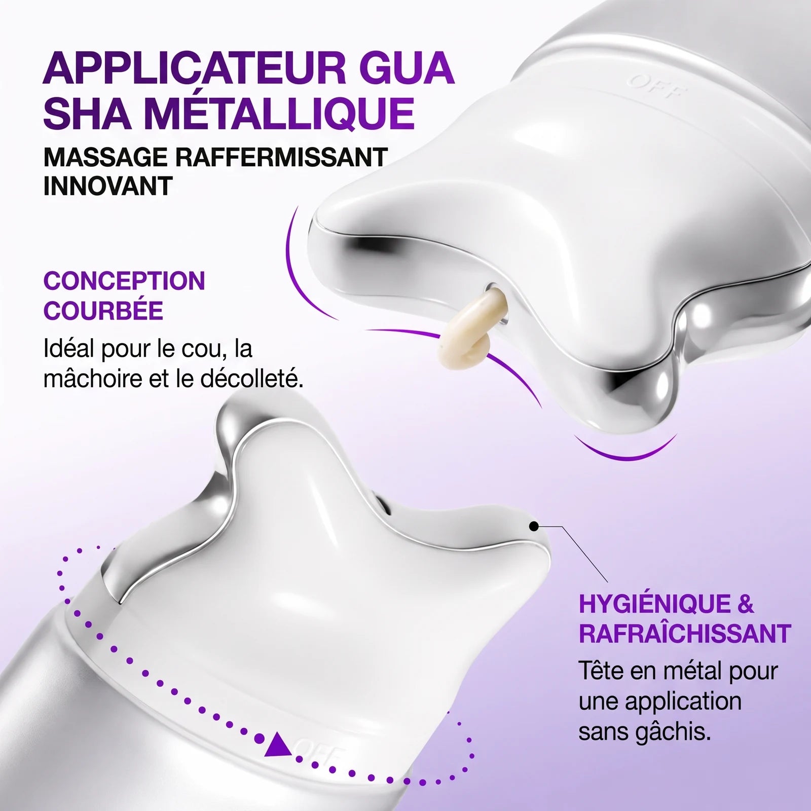 Crème Liftante au Collagène et Rétinol avec Applicateur Gua Sha, Peptides