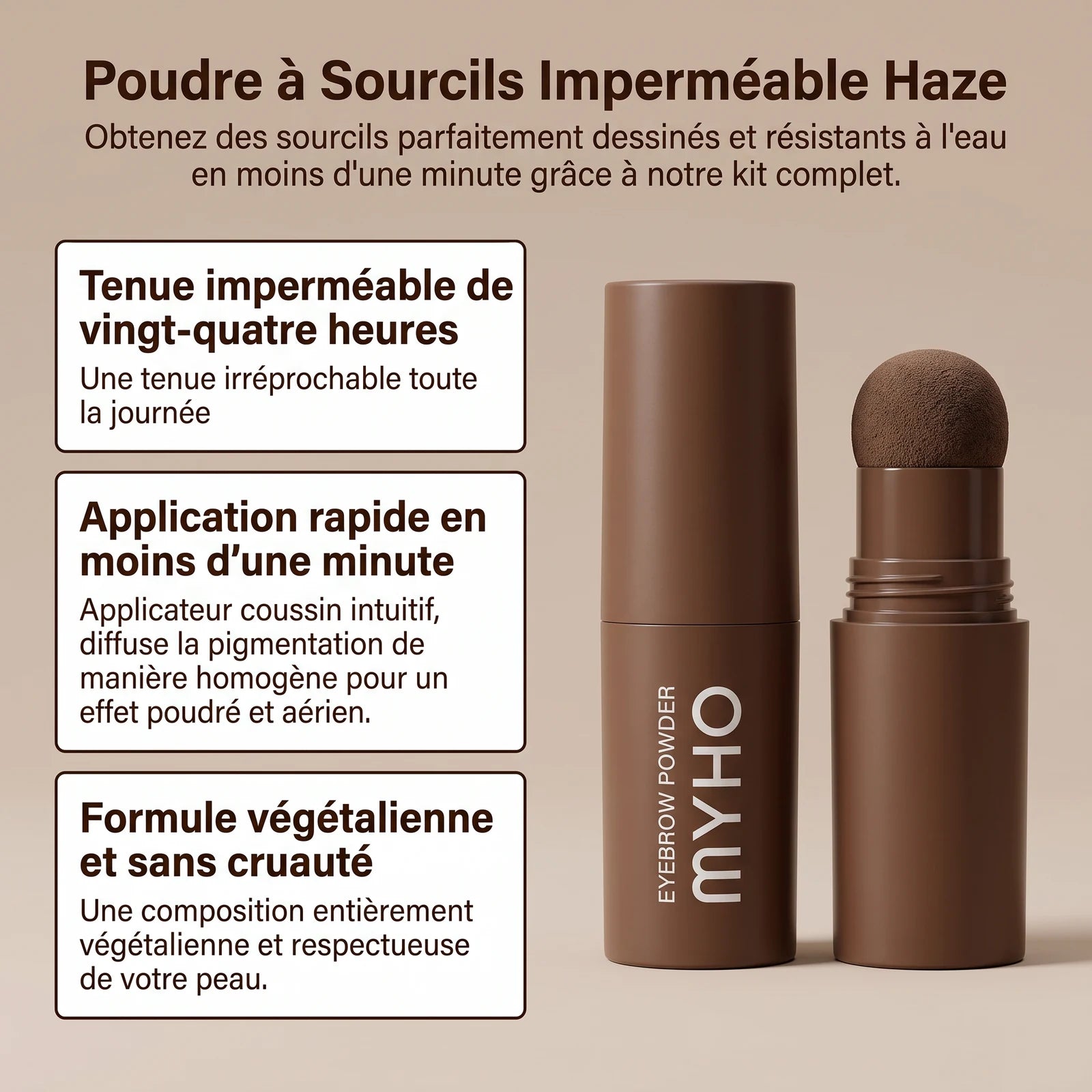 Poudre à Sourcils Imperméable Haze — 3