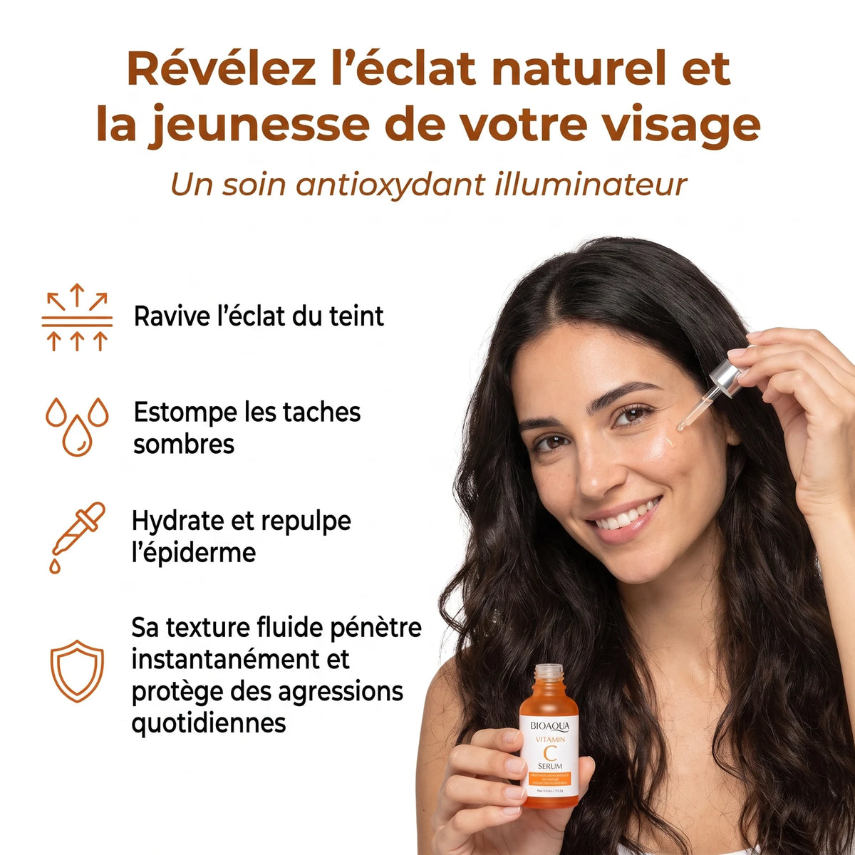 Sérum Éclaircissant et Anti-Âge à la Vitamine C — 3