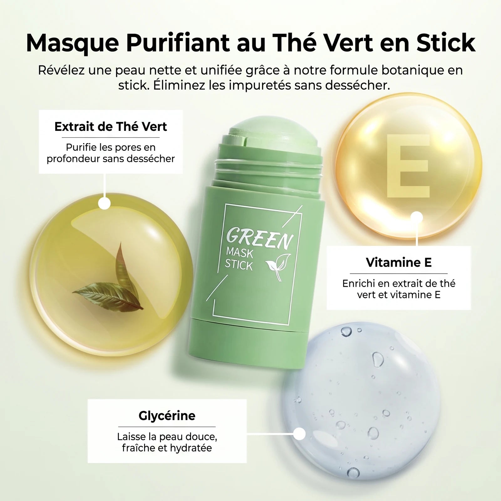 Masque Purifiant au Thé Vert en Stick — 5