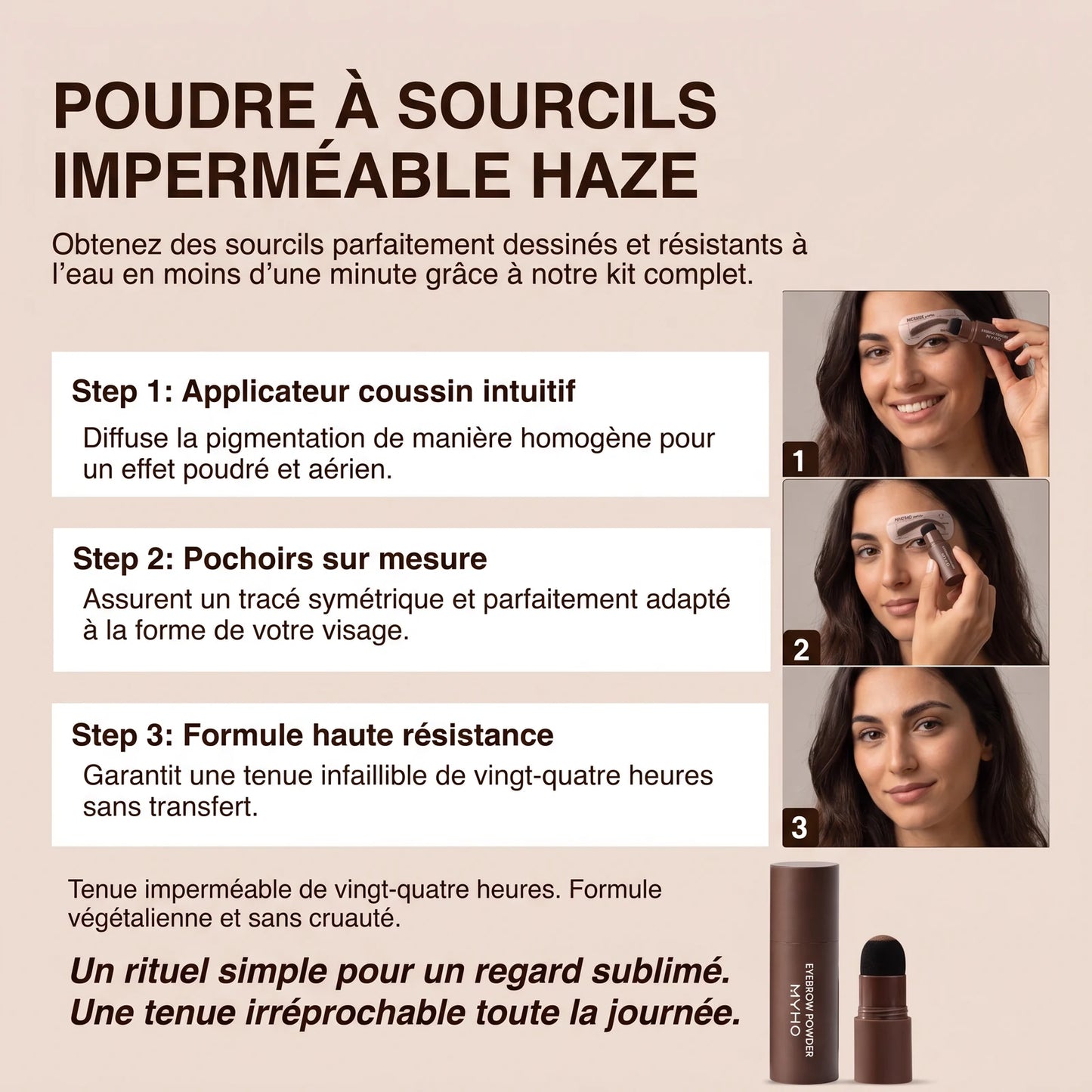 Poudre à Sourcils Imperméable Haze — 4