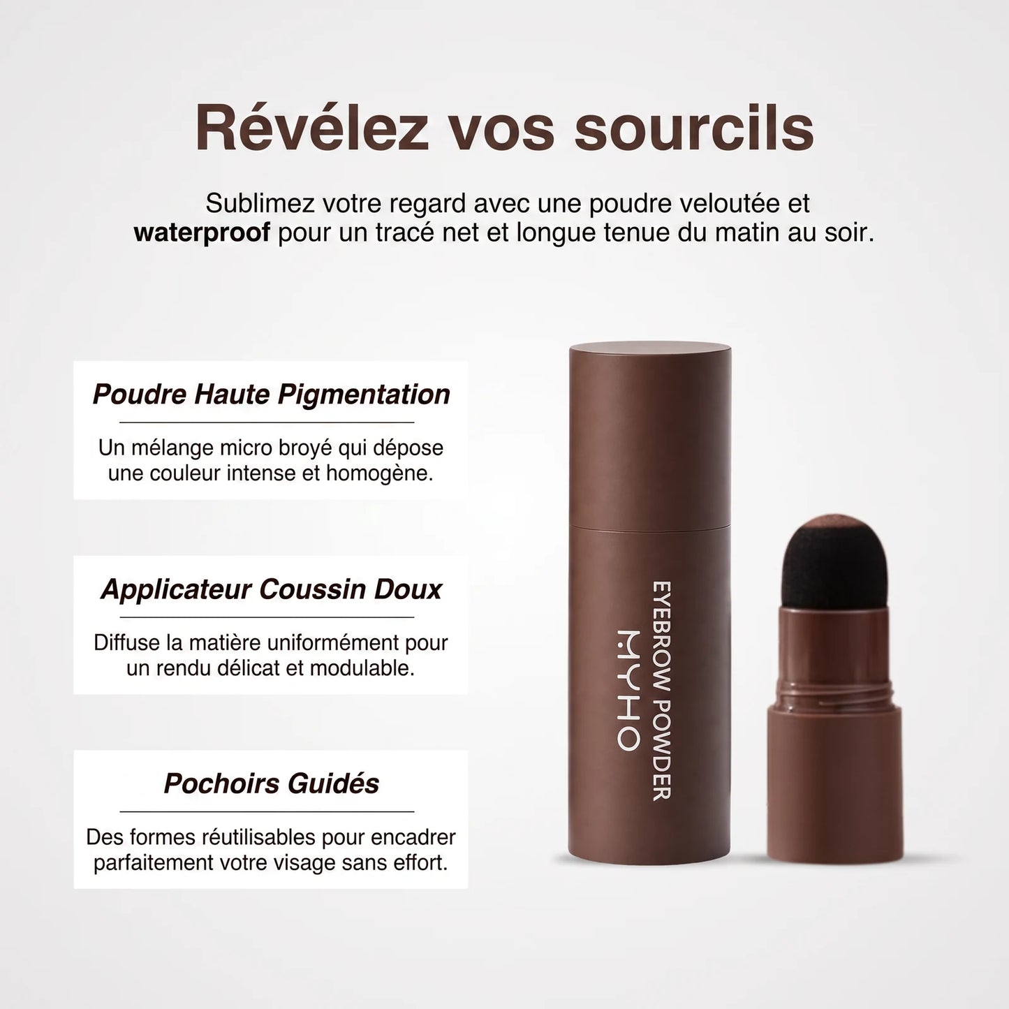 Poudre à Sourcils Imperméable Effet Velours — 4