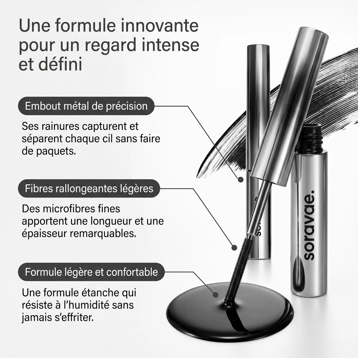 Baguette de Mascara Métallique Longue Tenue — 4