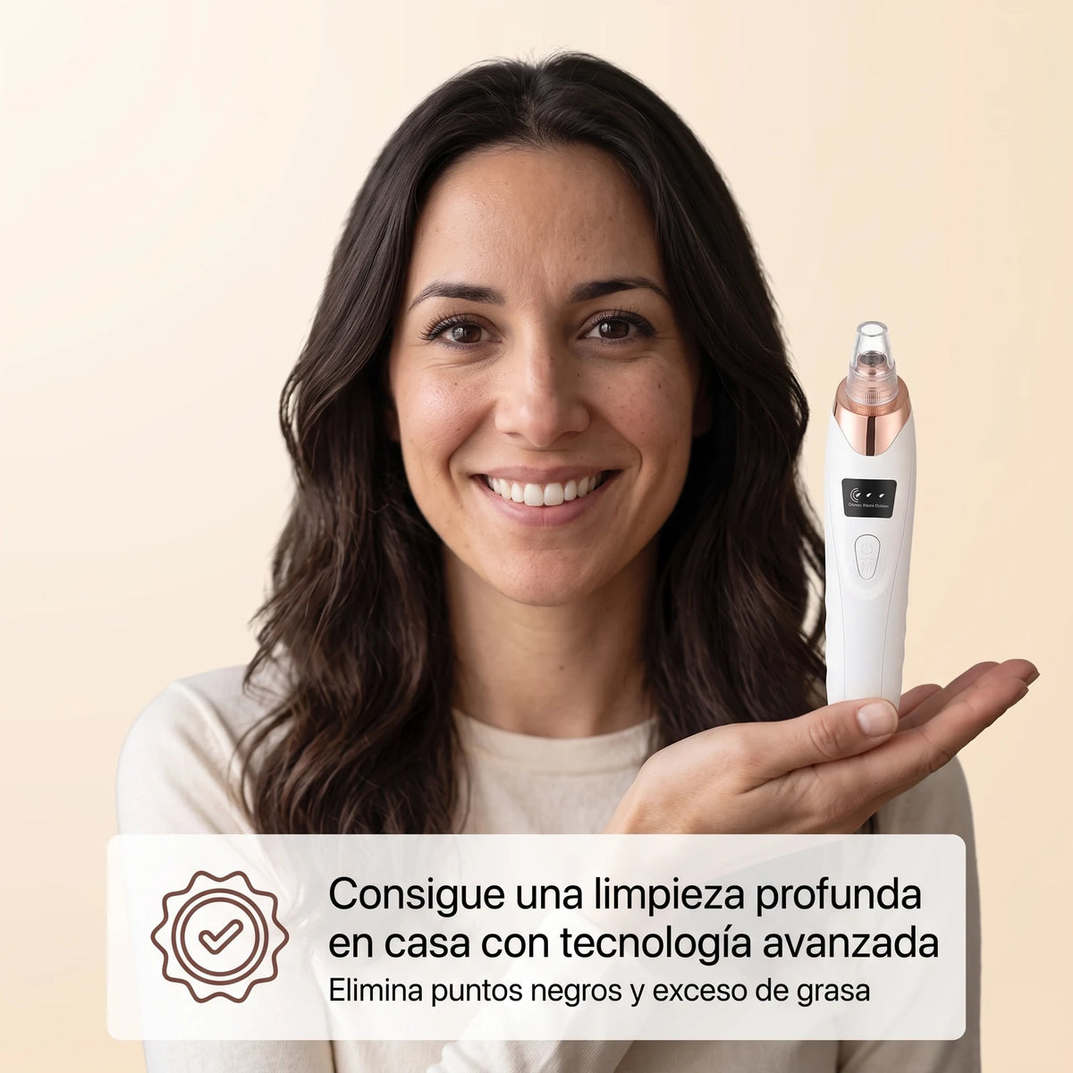 Dispositivo electrónico de succión para limpieza facial profunda — 7