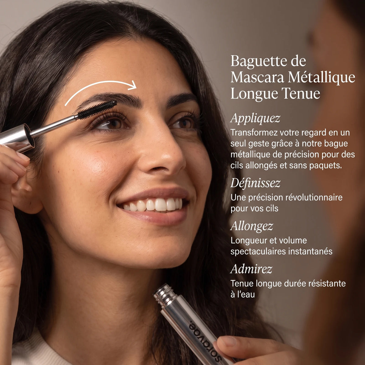 Baguette de Mascara Métallique Longue Tenue — 9