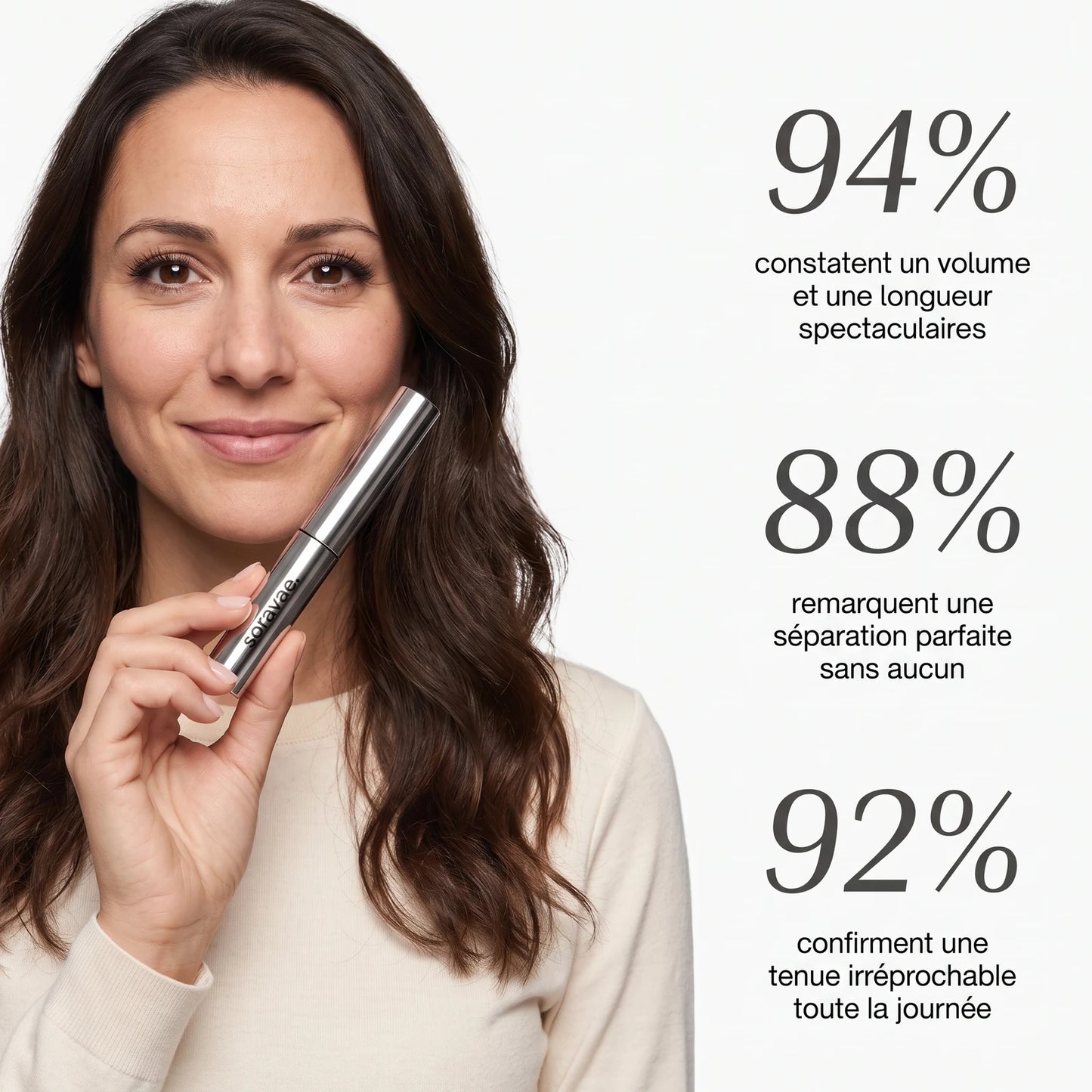 Baguette de Mascara Métallique Longue Tenue — 8