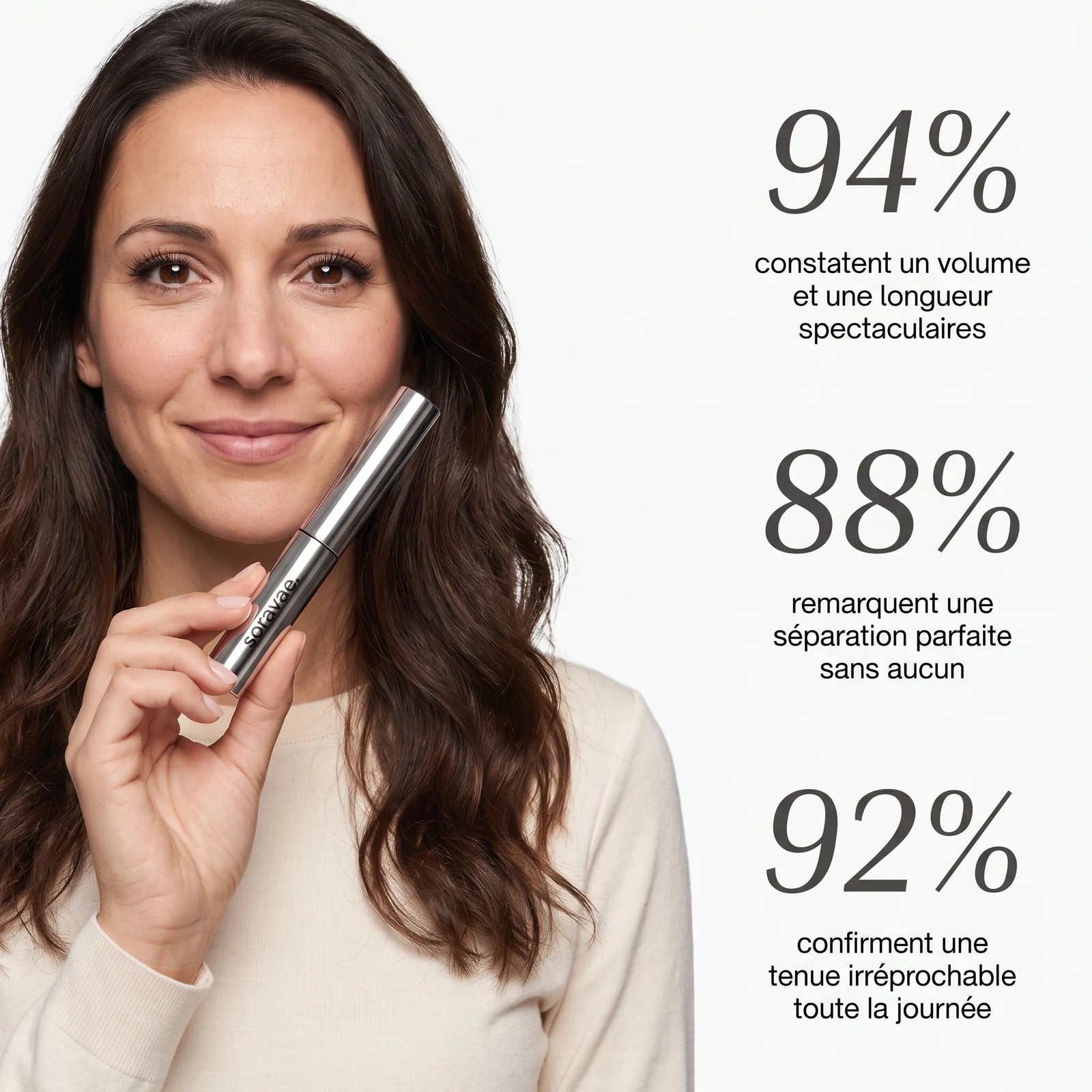 Baguette de Mascara Métallique Longue Tenue — 8