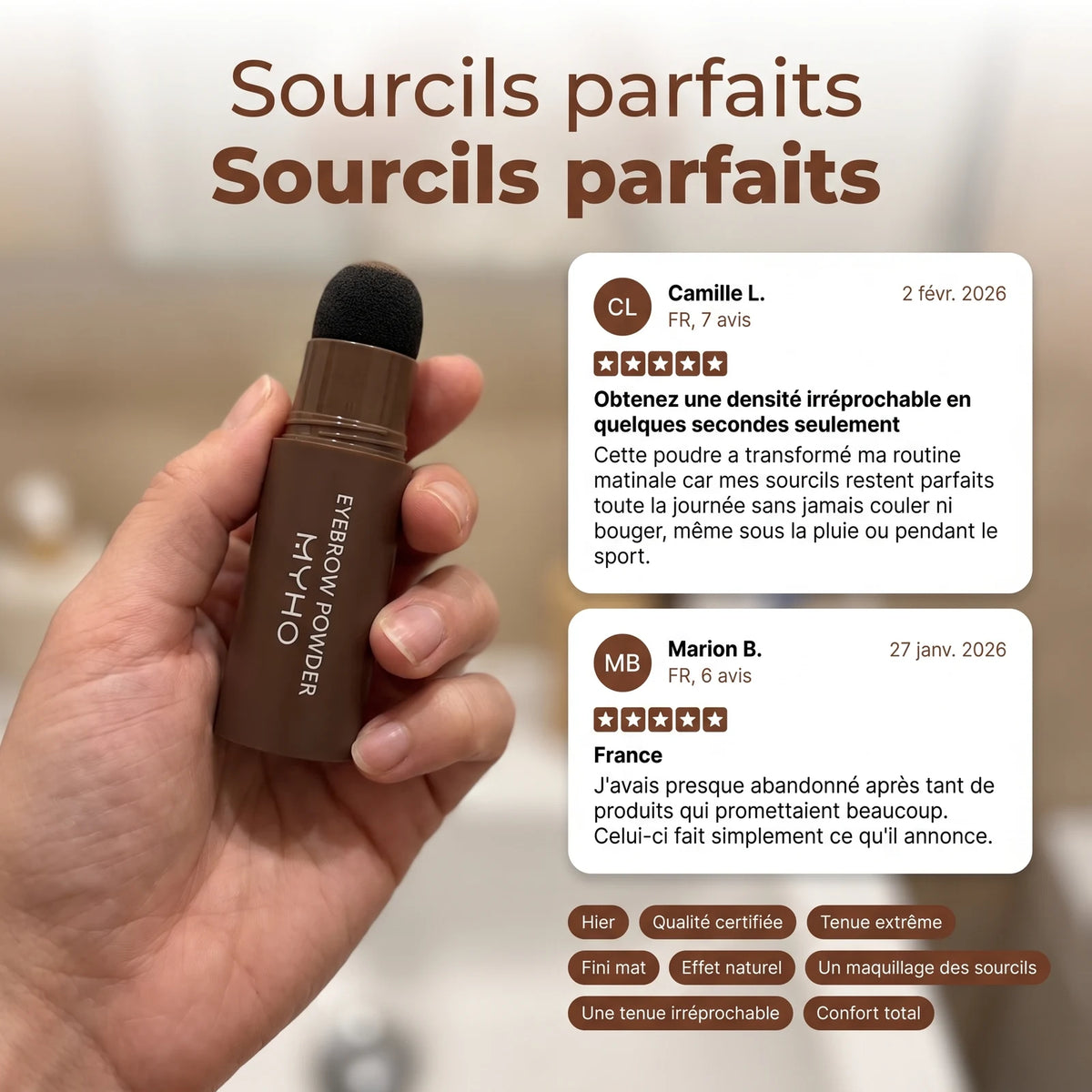 Poudre à Sourcils Imperméable Haze — 9