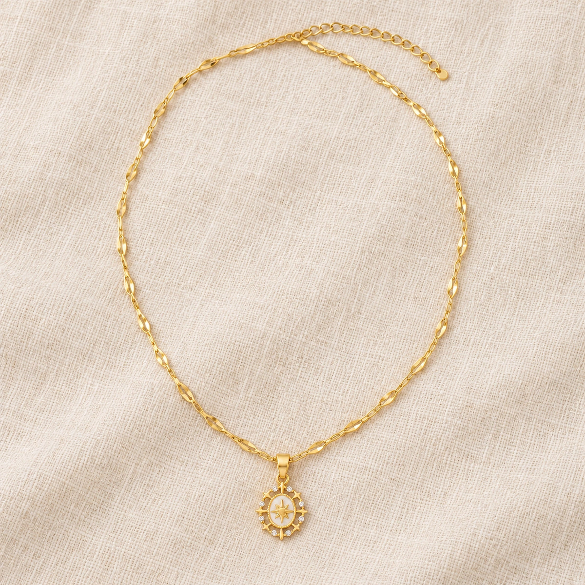 Gold Tone / White