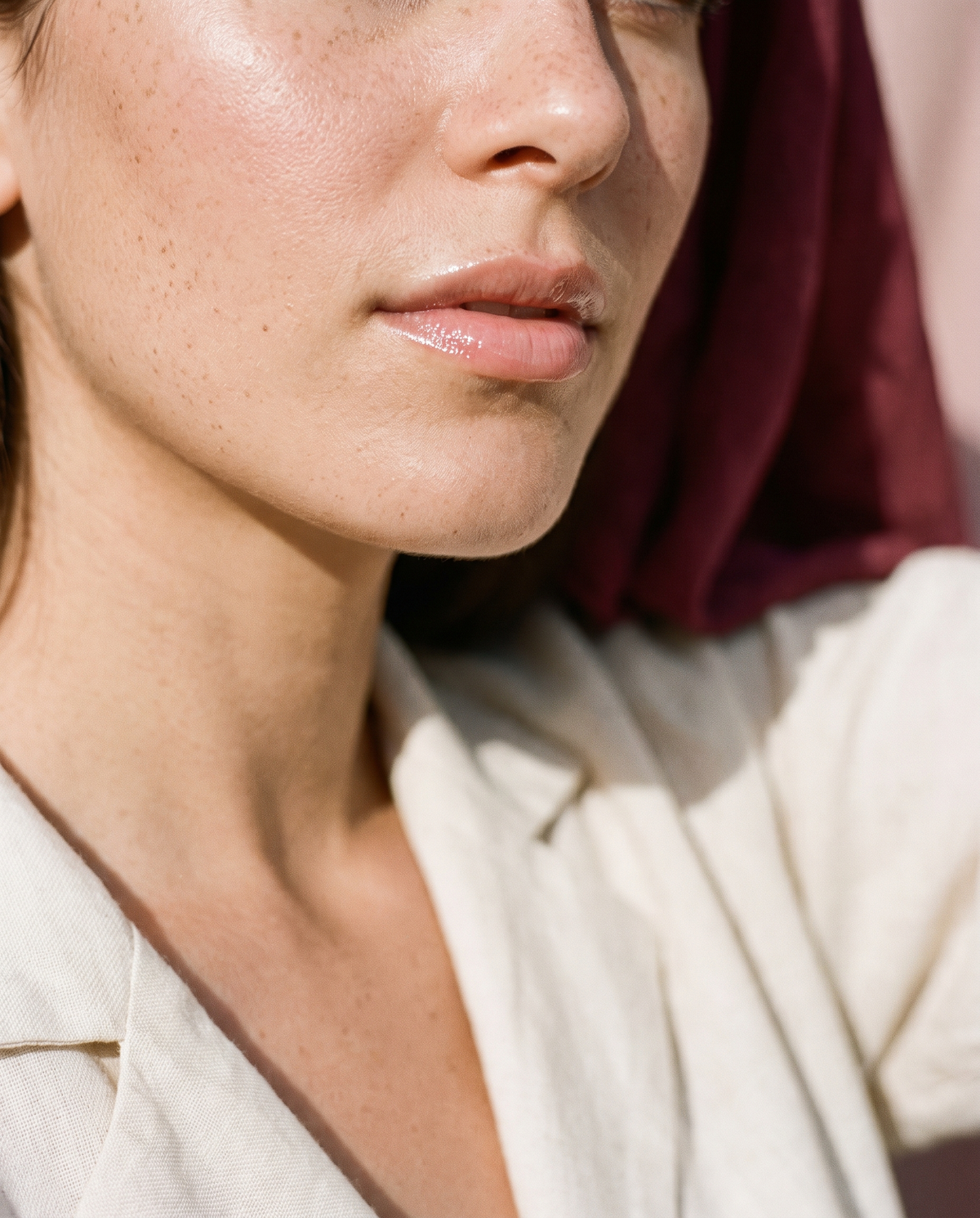 Labios suaves con acabado brillante
